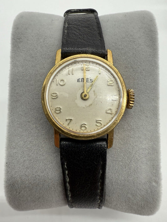 VINTAGE EMES HANDAUFZUG ARMBANDUHR