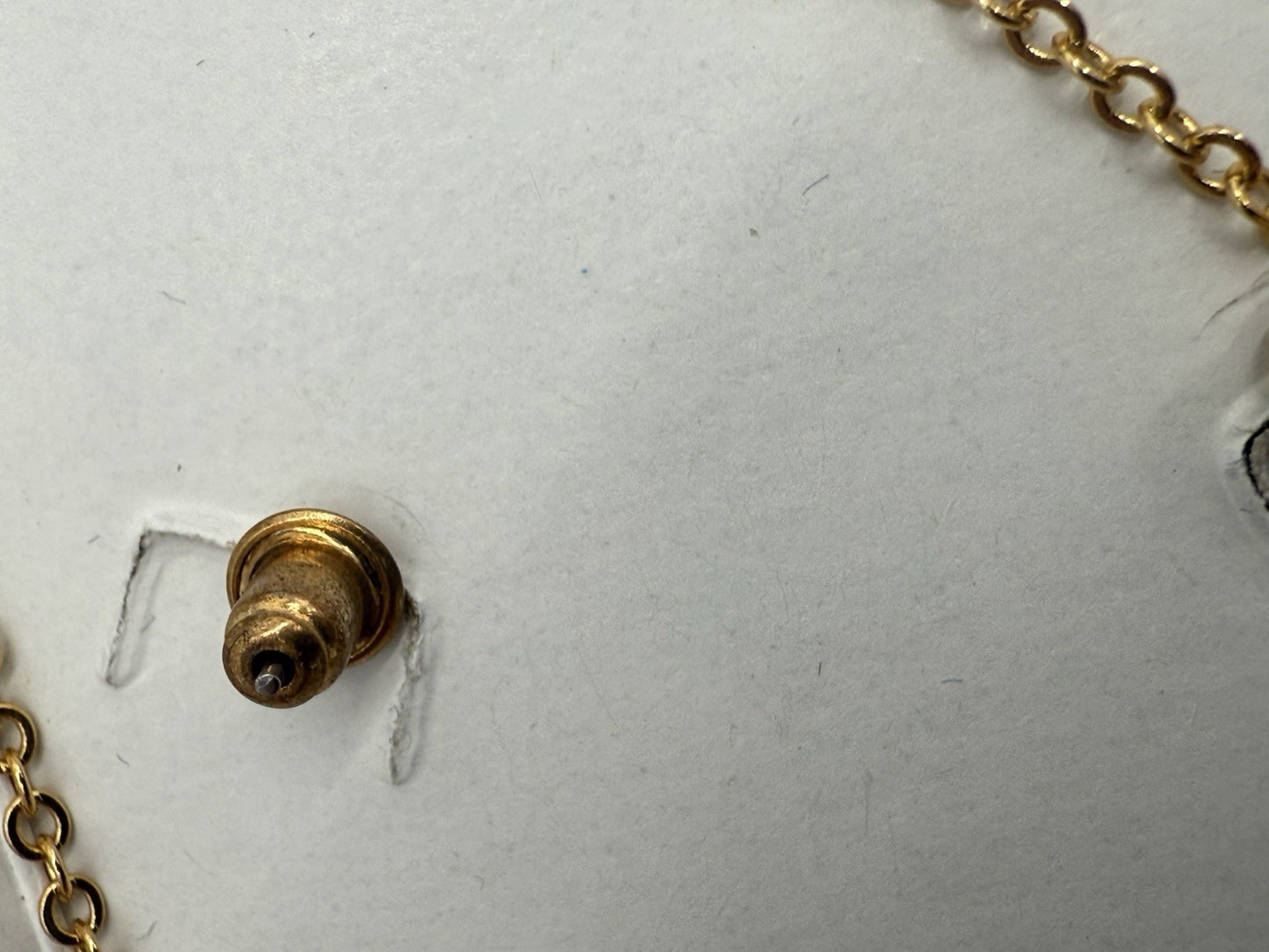 VINTAGE SCHMUCKSET BLAU-GOLD MIT STRASS - HALSKETTE, OHRSCHMUCK & RING