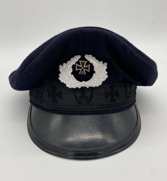 ALTE SCHIRMMÜTZE KYFFHÄUSERBUND MIT EISERNEN KREUZ 1914