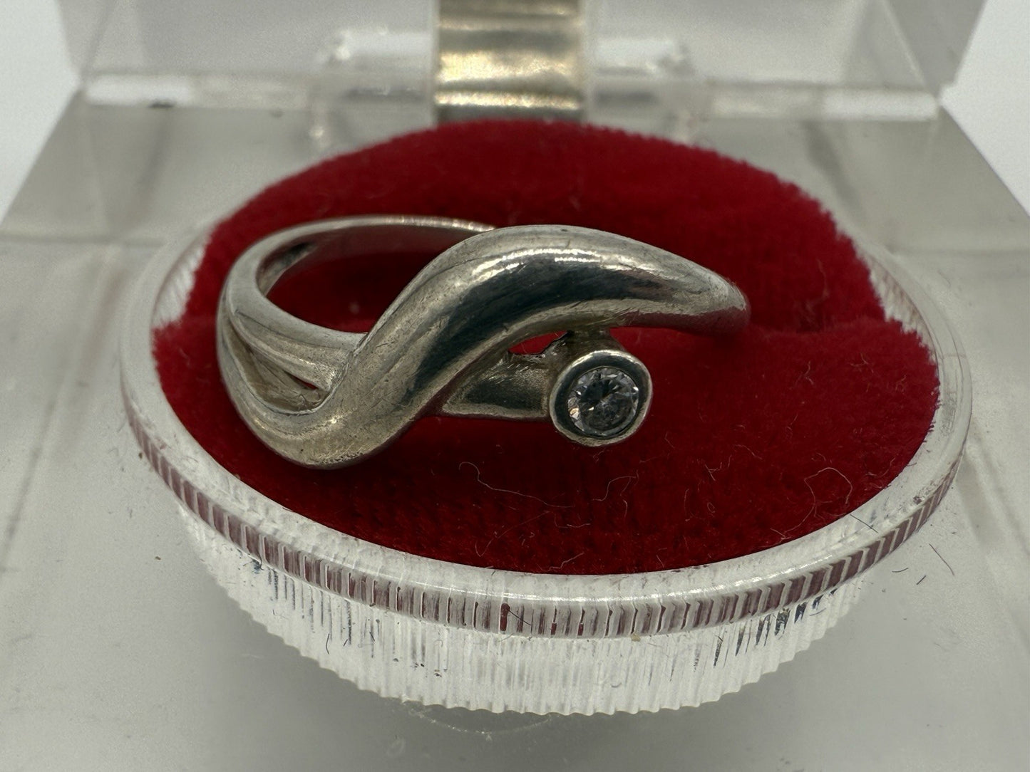 EXKLUSIVER ZIRKONIA RING AUS 925er SILBER GR.52