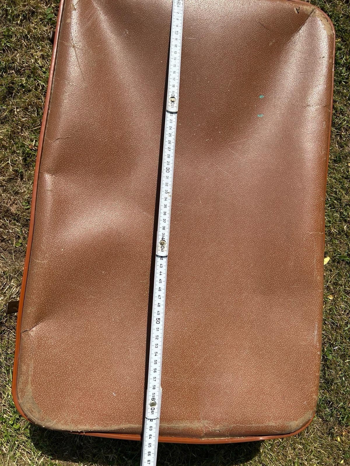 VINTAGE REISEKOFFER BRAUN VINTAGE 60er JAHRE HARDCASE TASCHE