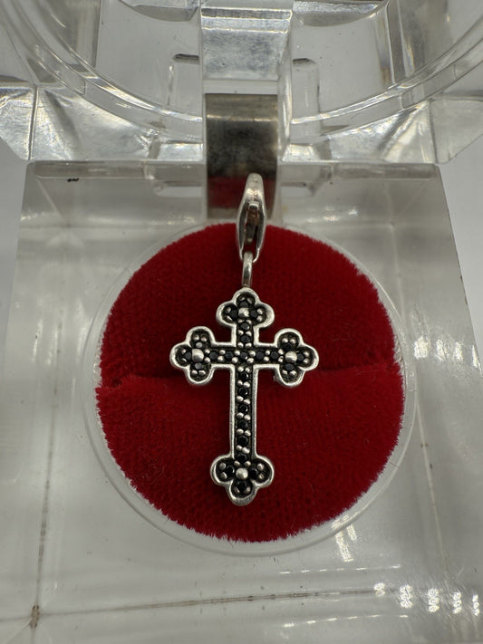 THOMAS SABO 925 STERLING SILBER KREUZ CHARM, ANHÄNGER