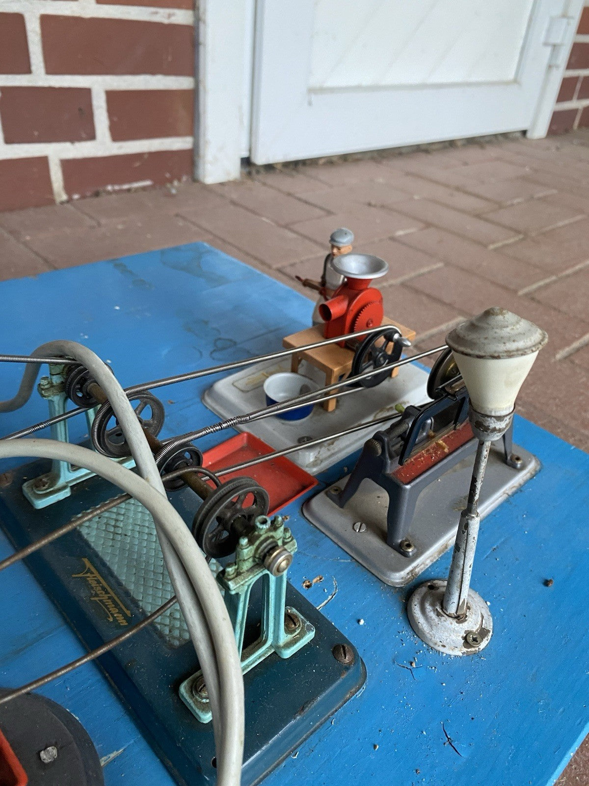 VINTAGE DAMPFMASCHINE WILESCO MIT VIEL ZUBEHÖR, FLEISCHMANN etc.