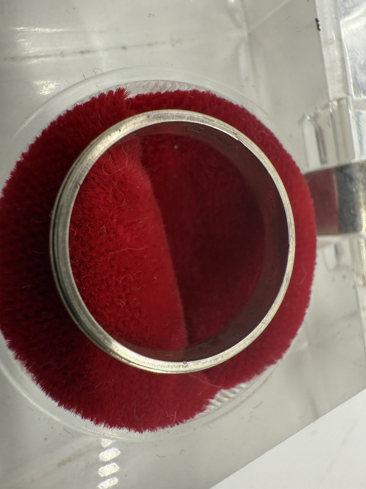 VINTAGE 835 SILBER RING SCHMAL MIT SCHÖNEM DESIGN GR.52