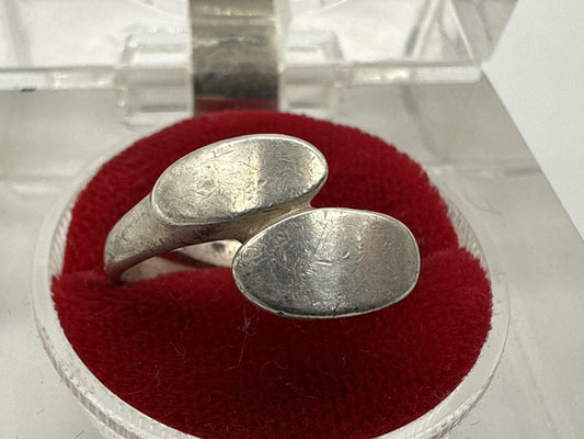 ABSTRAKTR 925 STERLING SILBER RING OFFEN