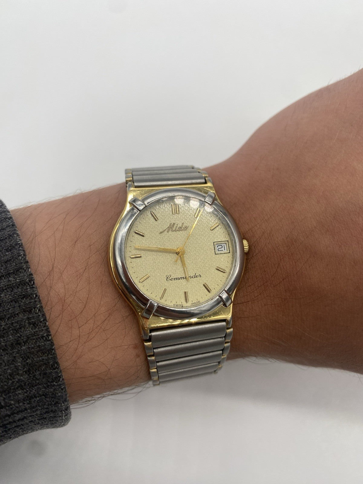 MIDO COMMANDER HERREN UHR AUTOMATIK ARMBANDUHR REF.:8047 LÄUFT