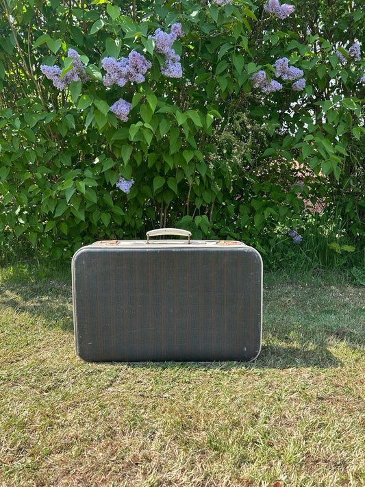 VINTAGE REISEKOFFER 50er JAHRE HARDCASE TASCHE OLDTIMER