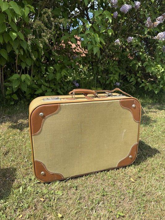 VINTAGE REISEKOFFER KINDELBRÜCK GERMANY 50er JAHRE, HARDCASE TASCHE