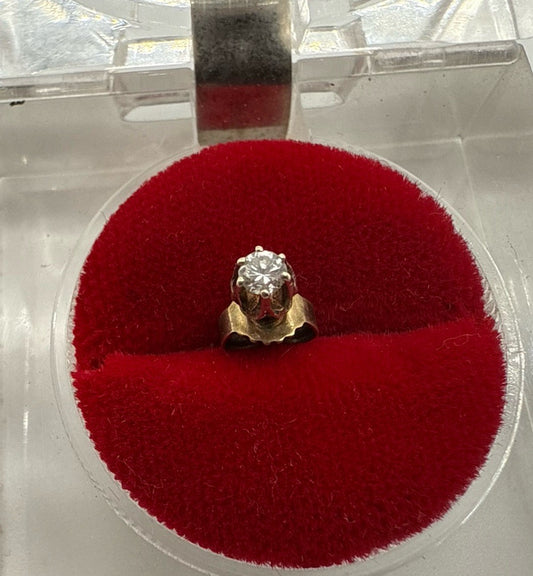 DIAMANT BRILLANT OHRSTECKER 375 GELBGOLD