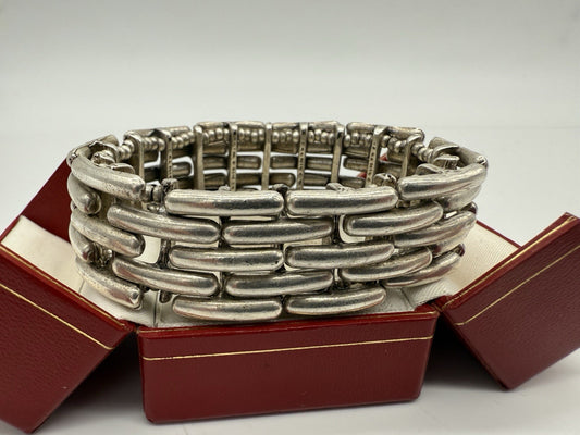 SCHICKES BREITES VINTAGE DESIGNER ARMBAND BEWEGLICH