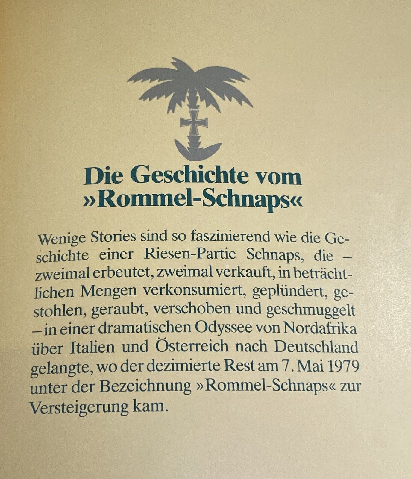 Rum Jamaica Old Rhum Firma Delva Erwin Rommel Schnaps Afrikakorps 1942