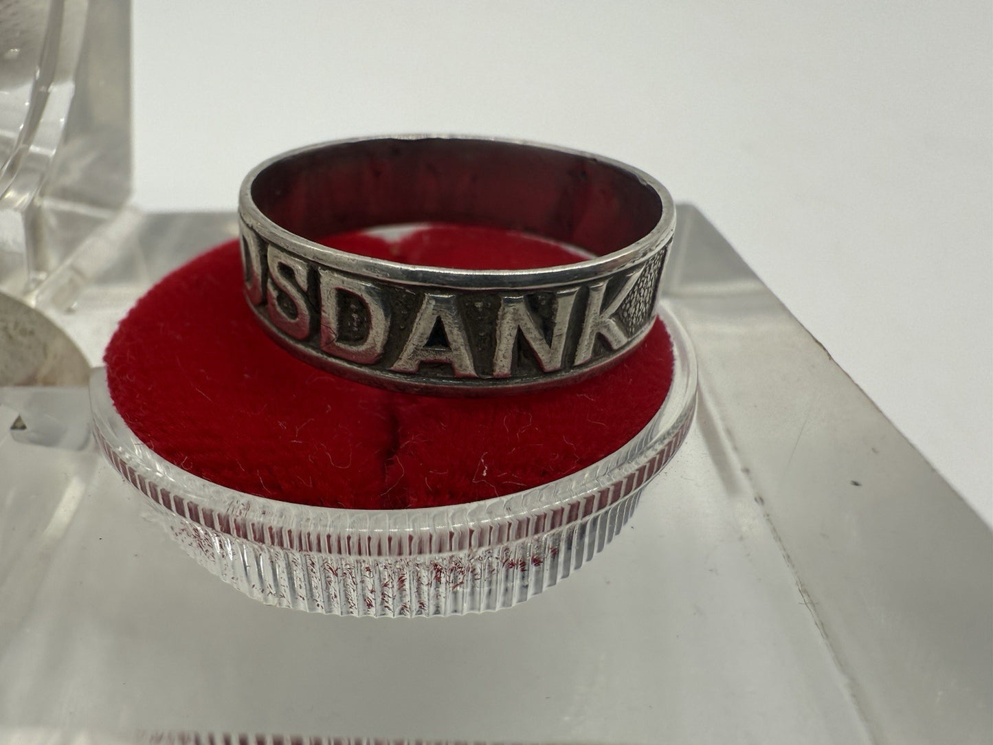 2RING 1.WELTKRIEG 1914 DEUTSCHLAND VATERLANDSDANK 900 SILBER PUNZE GR.63