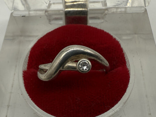 EXKLUSIVER ZIRKONIA RING AUS 925er SILBER GR.52
