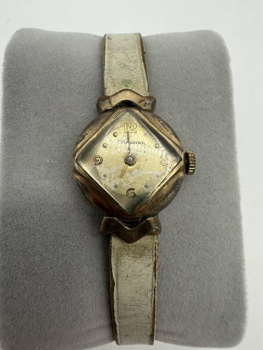 VINTAGE DUGENA DAMENARMBANDUHR VERGOLDET HANDAUFZUG