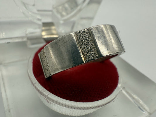 VINTAGE 925 STERLING SILBER RING STACKER SPACER BAND RING GR.61