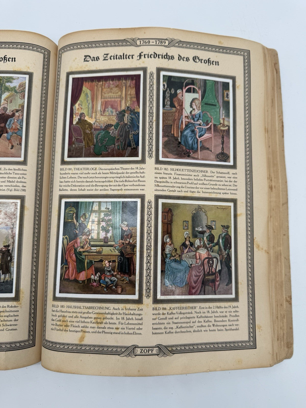 DEUTSCHE KULTURBILDER - DEUTSCHES LEBEN IN 5 JARHUNDERTEN 1936