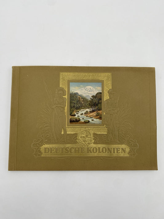 DEUTSCHE KOLONIEN, BUCH 1936 ZIGARETTEN SAMMELALBUM KOMPLETT