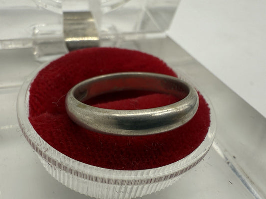 VINTAGE ZEITLOSER 800 SILBER RING EHERING GR.52