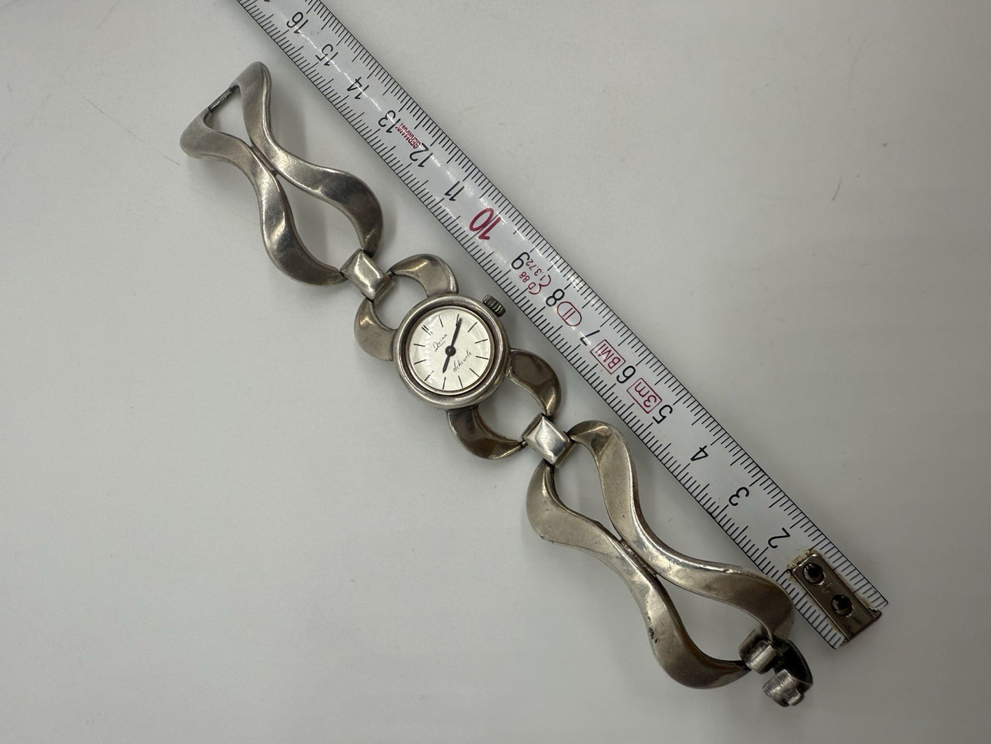 QUINN SCHEURLE SPANGENUHR DAMEN 925 SILBER LÄUFT