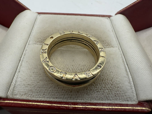 ORIGINAL BVLGARI RING 750 GELBOLD 18K GR.54