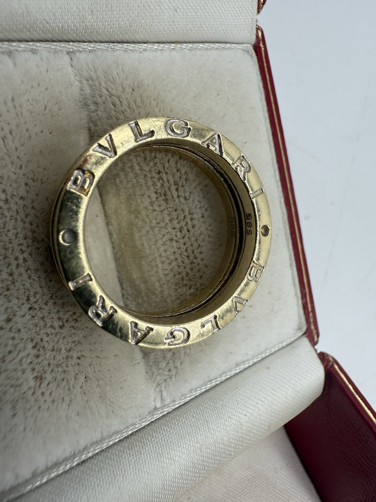 ORIGINAL BVLGARI RING 750 GELBOLD 18K GR.54