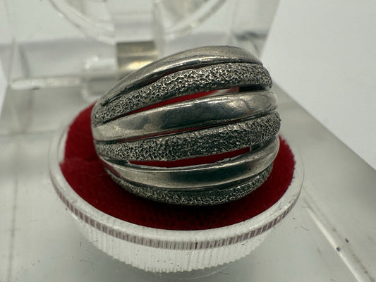 VINTAGE 925 STERLING SILBER COCKTAIL RING GR.52