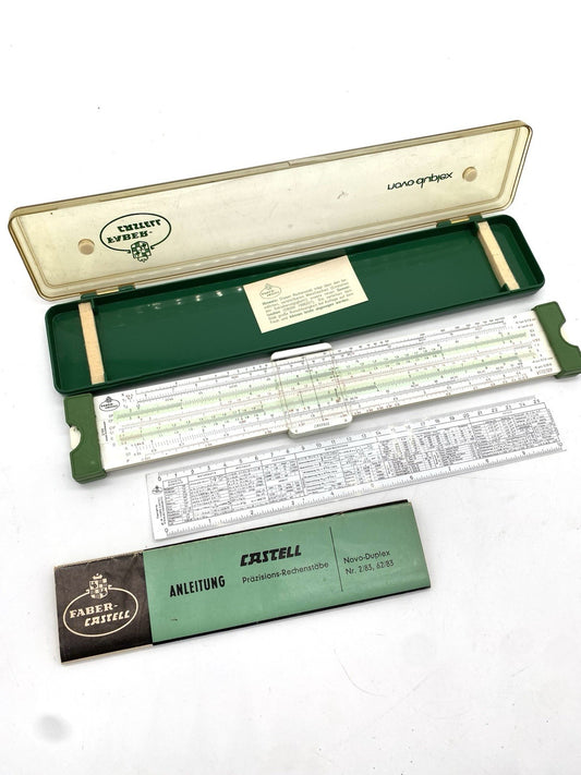 FABER CASTELL-DUPLEX RECHENSCHIEBER NR. 2/82. 62/82