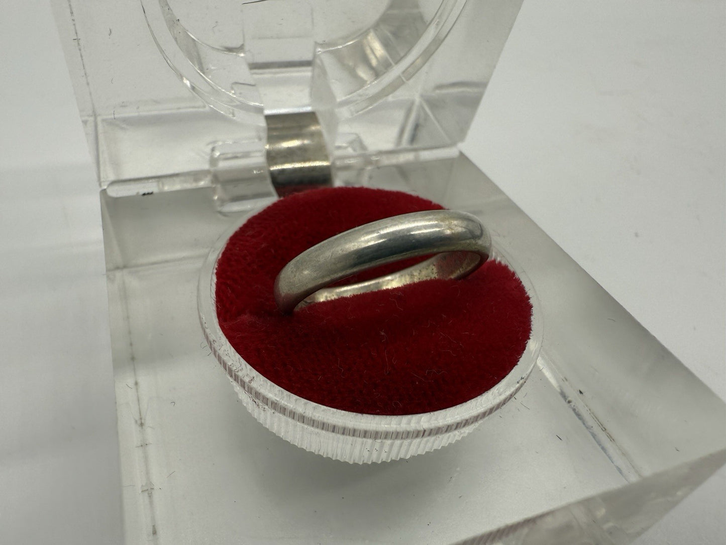 VINTAGE ZEITLOSER 800 SILBER RING EHERING GR.52