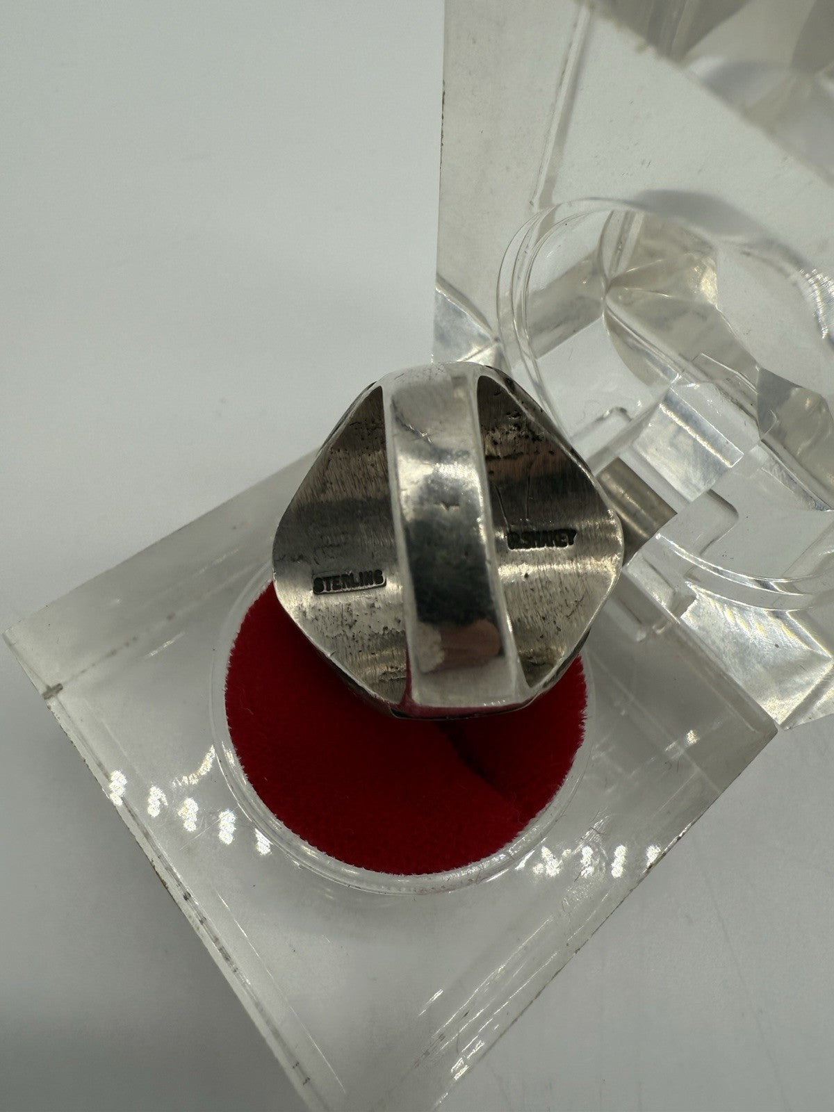 RING SILBER 925 MEHRFARBIGES DESIGN INDIANERSCHMUCK TÜRKIS & KORALLE