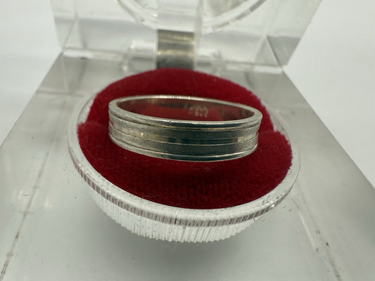 FABELHAFTER VINTAGE STERLING SILBER BANDRING 925 SILBER GR.55