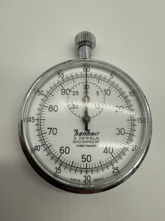 VINTAGE HANHART 3 JEWELS SHOCKPROOF 1/5 sec / 1/100Min