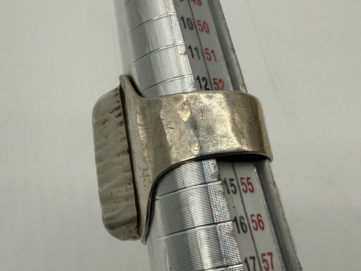 DESIGNER RING GEORG KRAMER 835 SILBER BERNSTEIN GR.54