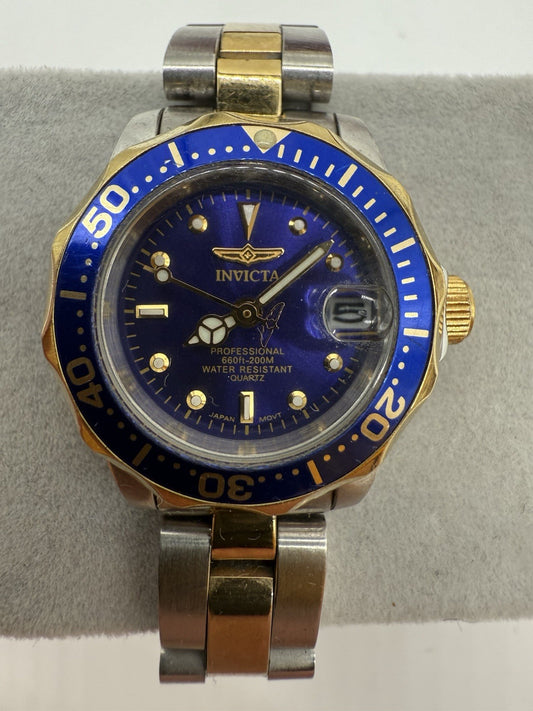 INVICTA PRO DIVER 8942 DAMEN UHR  EDELSTAHL ARMBANDUHR QUARZ