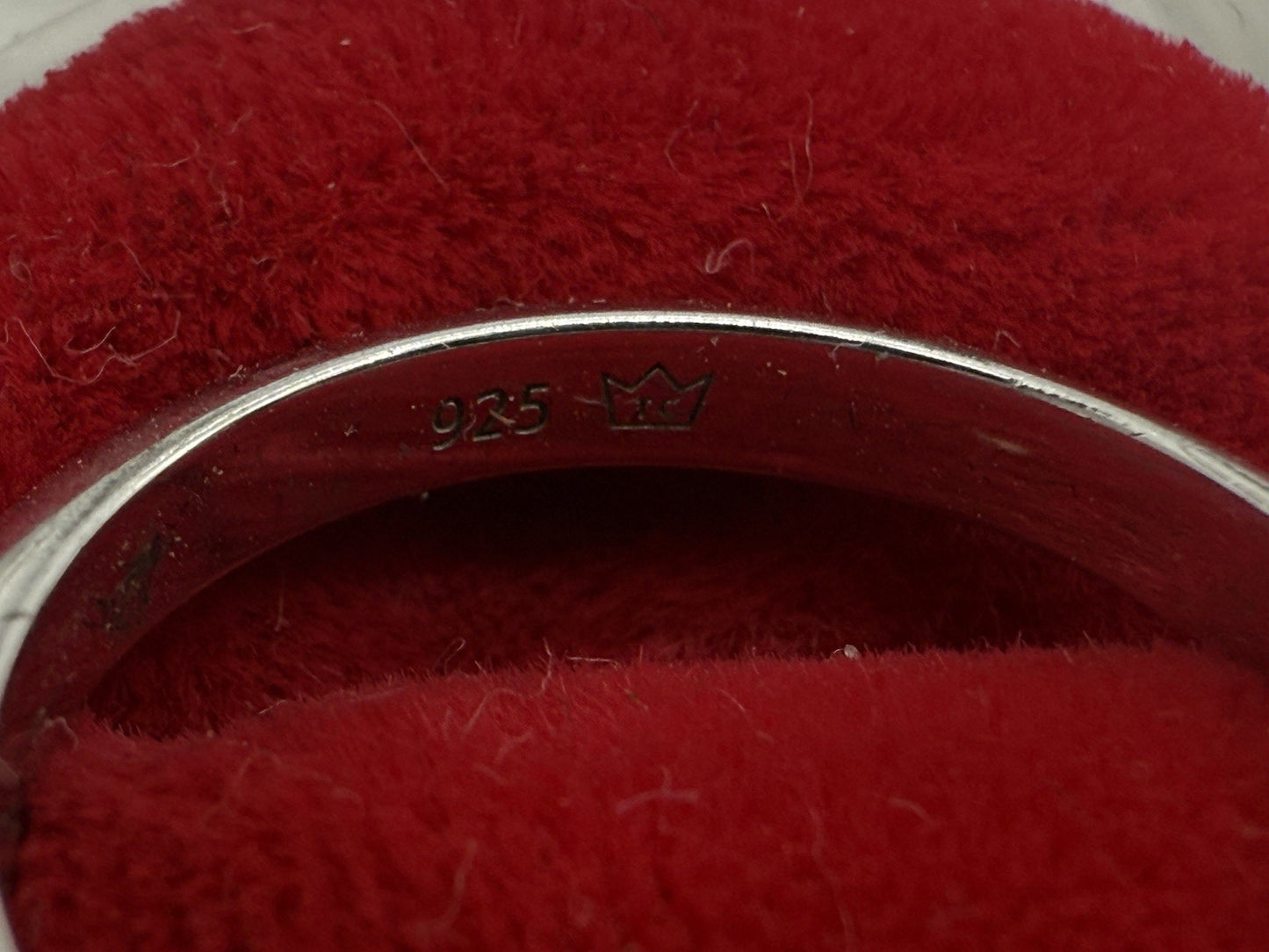 VINTAGE SCHLICHTER TCHIBO RING BANDRING 925er SILBERRING MASSIV GR.57
