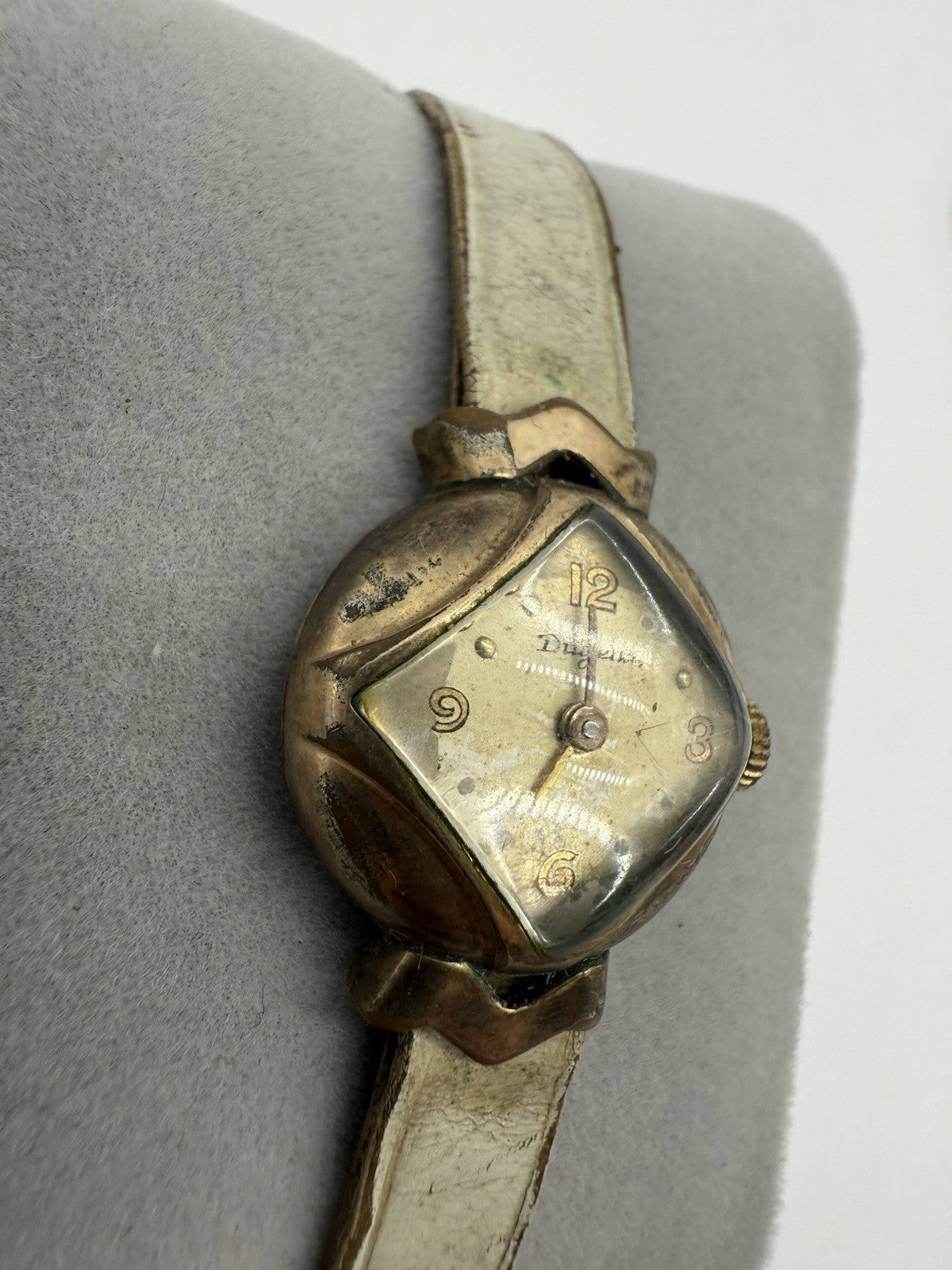 VINTAGE DUGENA DAMENARMBANDUHR VERGOLDET HANDAUFZUG