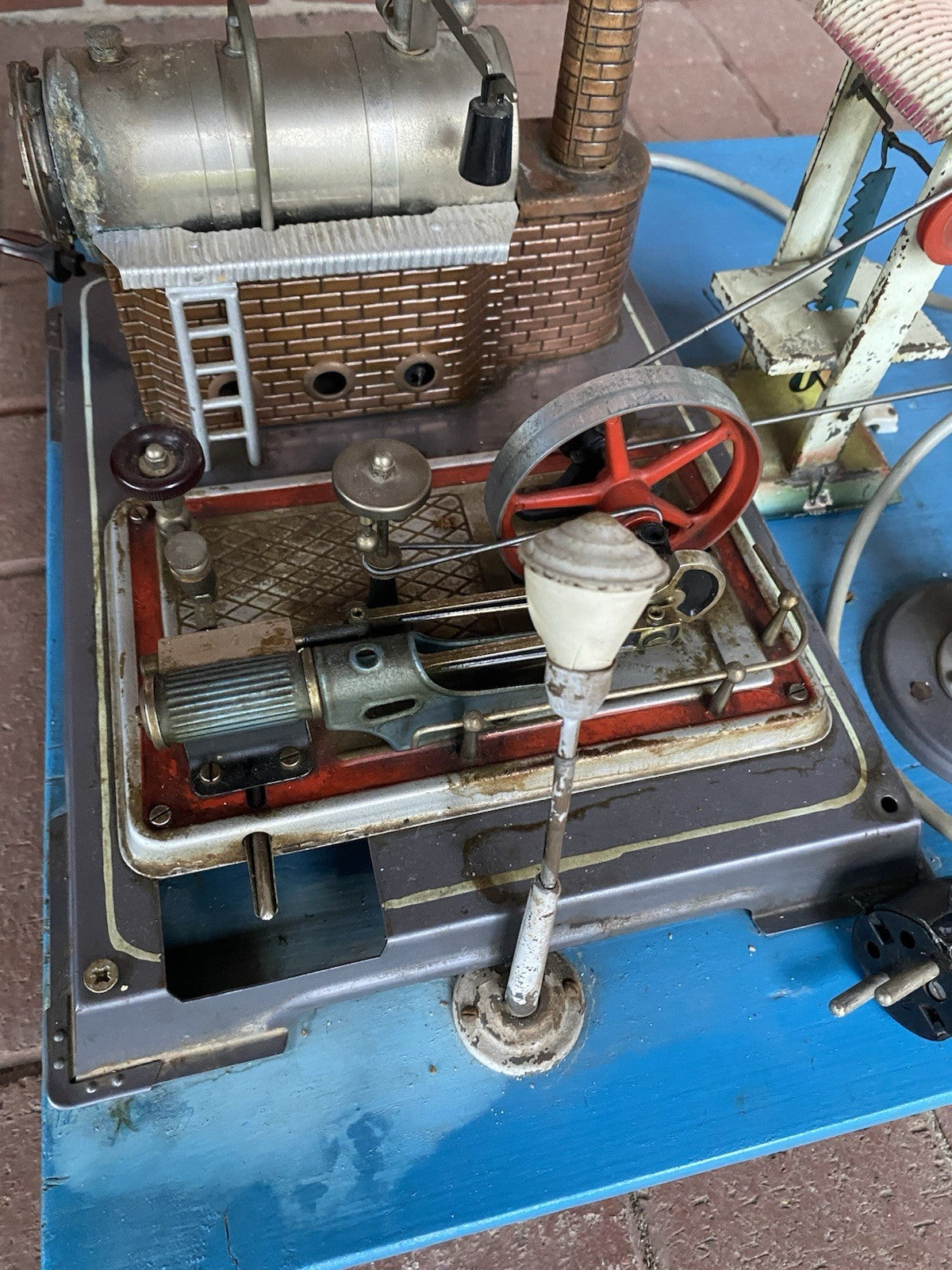 VINTAGE DAMPFMASCHINE WILESCO MIT VIEL ZUBEHÖR, FLEISCHMANN etc.