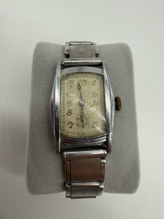 VINTAGE ART DECO UHR DEUTSCHLAND 2. WELTKRIEG MILITÄR UHR