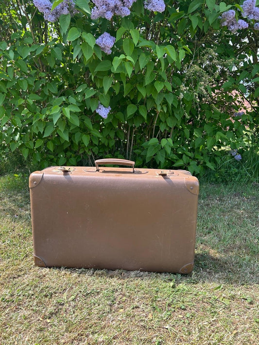 VINTAGE REISEKOFFER RETRO 60er HARDCASE TASCHE OLDTIMER