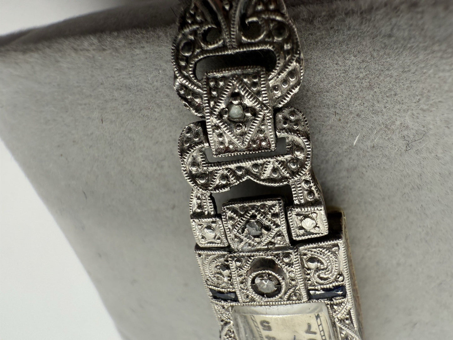 ANTIKE SULTANA DIAMANT & GOLD COCKTAIL UHR  ART DECO 18KT 750 GOLD
