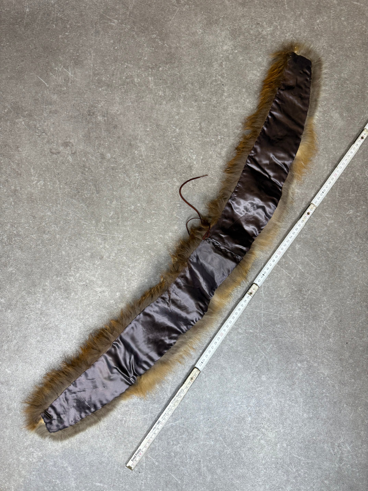 Vintage Rotfuchs Pelzstola Echtfell Fuchs Fellkragen Pelzschal Damen ca. 90 cm