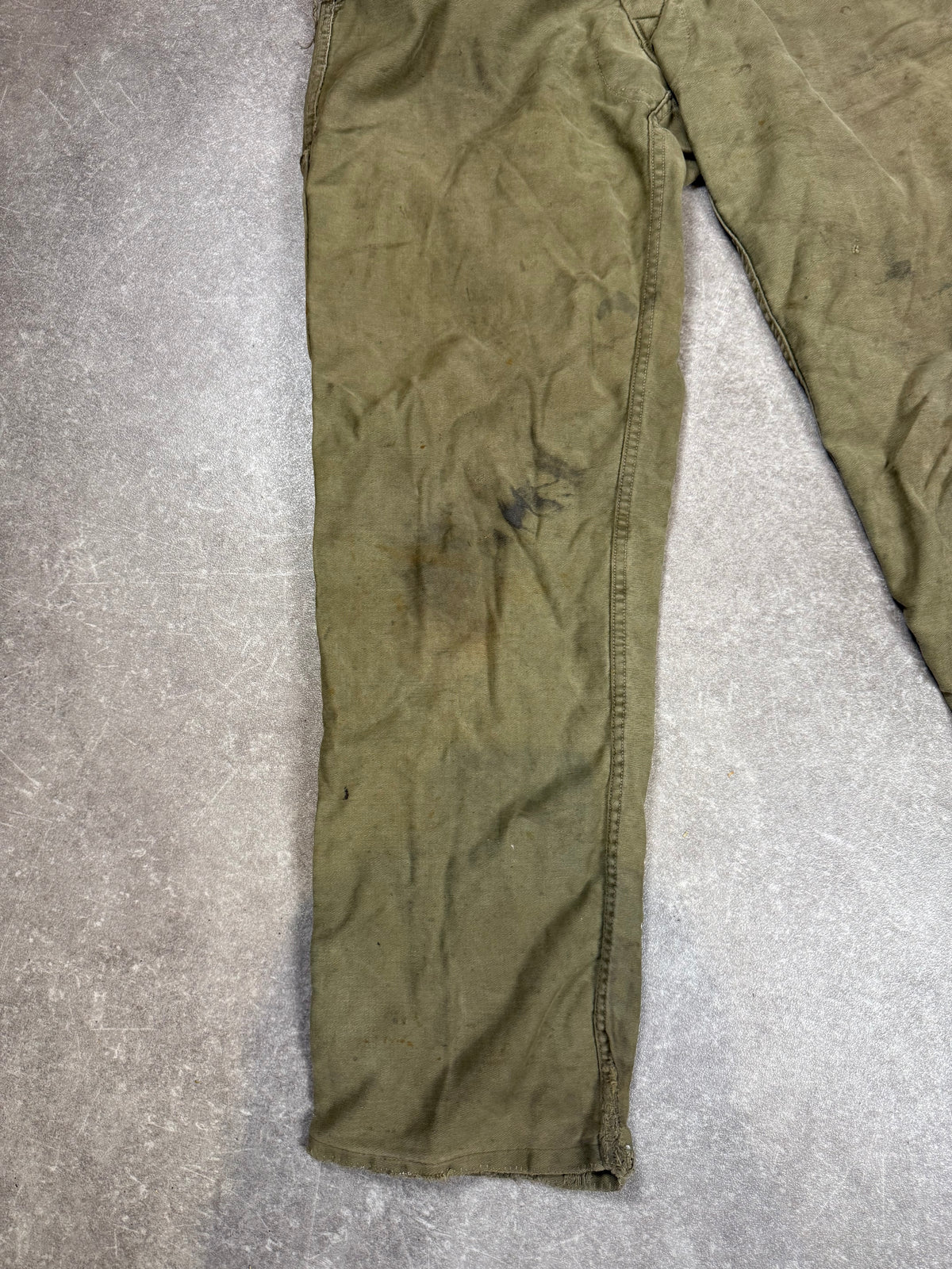 Vintage PROBAN Flammschutz Arbeitshose Oliv – Industrie Feuerwehr Workwear