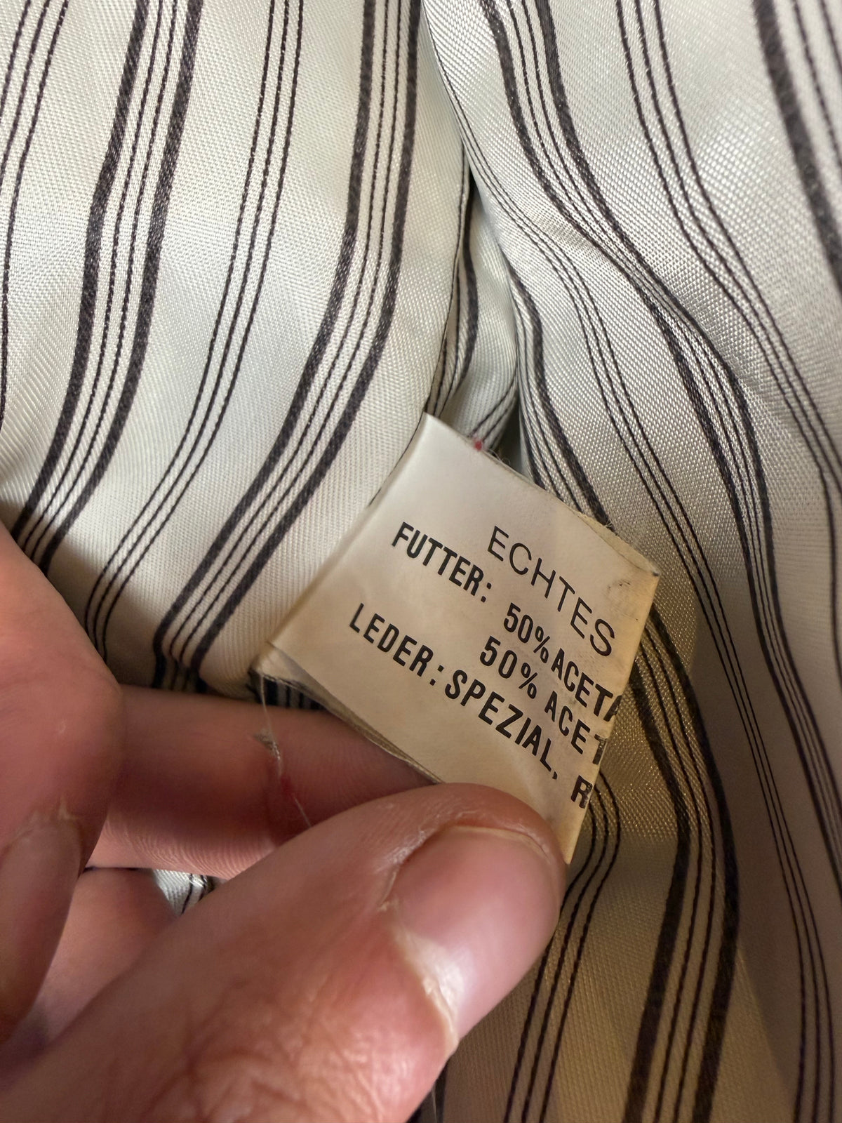 Vintage Herren Lederjacke Der Lederer Beachy Gr. 48 Braun Echtleder 80er/90er