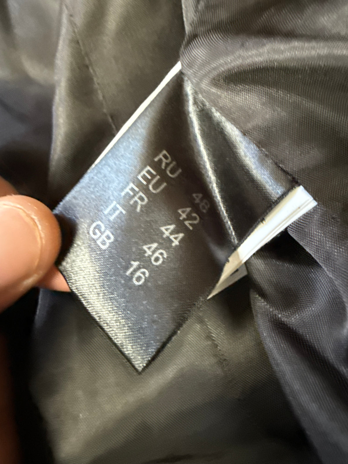 Franco di Marco Lederjacke Damen Gr. 42 Schwarz Echtleder Jacke mit Gürtel Vintage