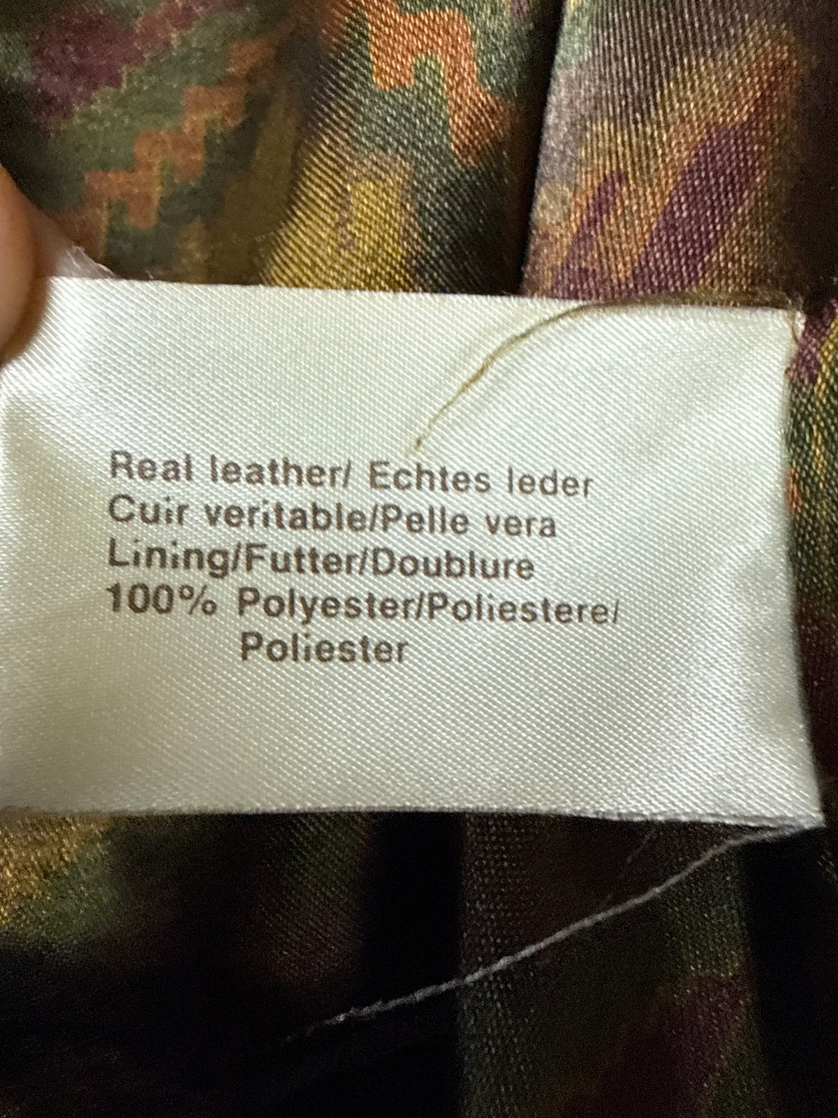 Vintage Lederjacke Braun Herren Gr. 52 Echtleder Bomberjacke Oversize 80er 90er