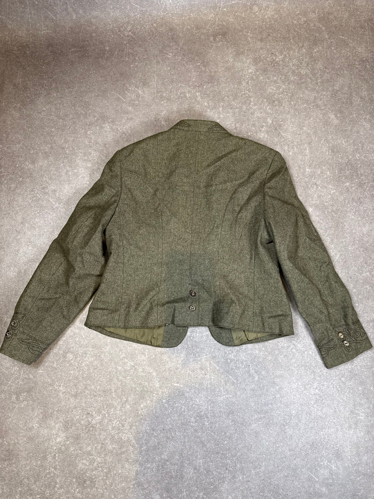 Vintage Julius Lang Damen Trachten Kostüm Schurwolle – Blazer & Faltenrock