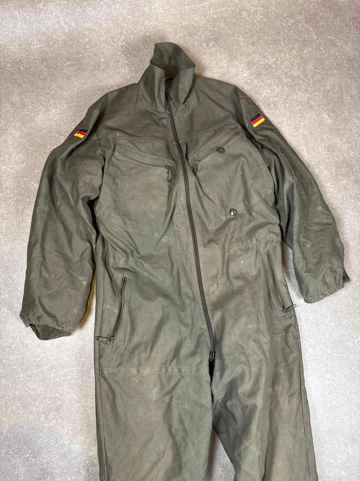 Bundeswehr Fliegerkombi 1985 Gr. 7 Scharrer Pilot Overall mit Innenfutter Vintage