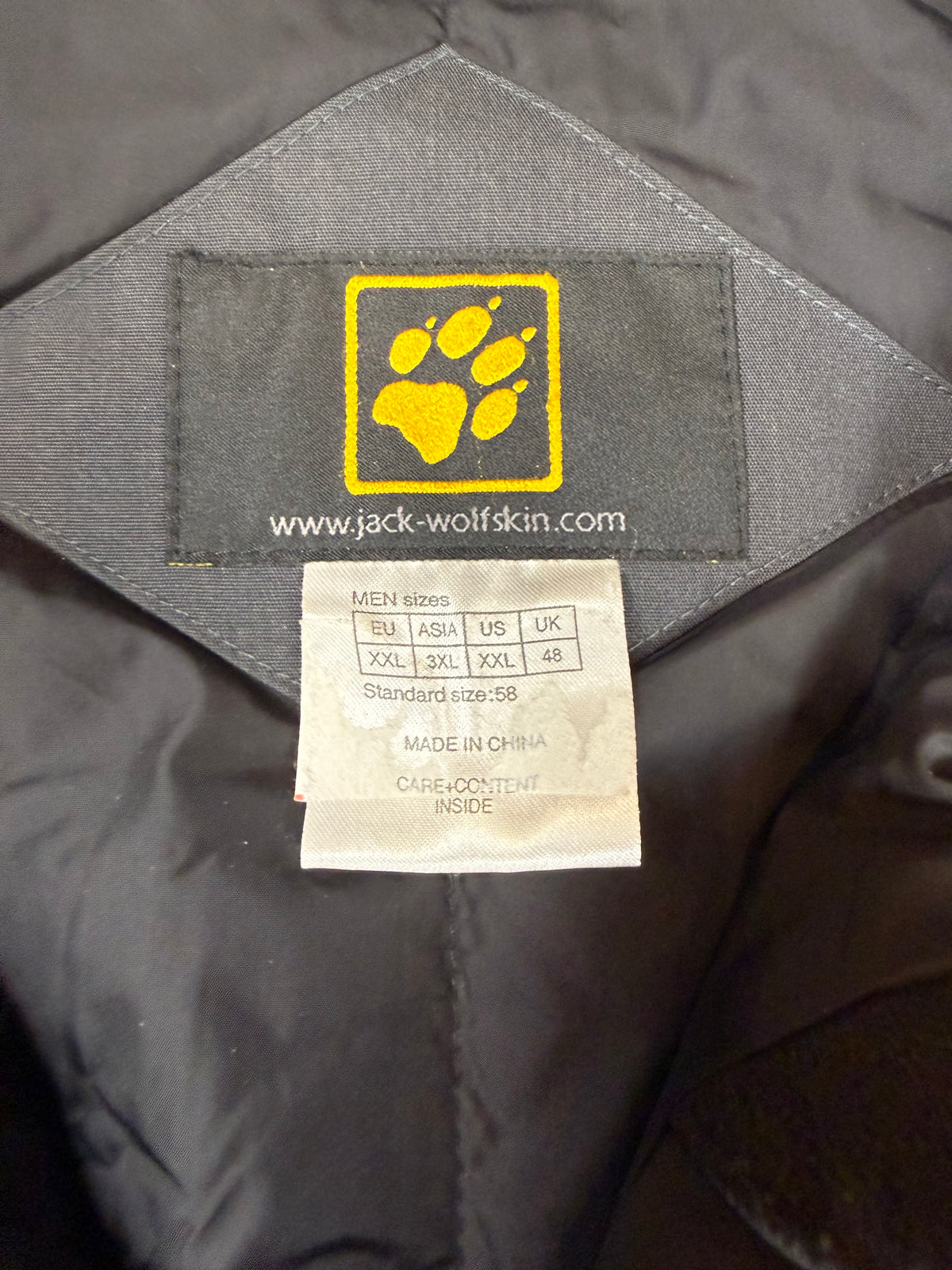 Jack Wolfskin TEXAPORE Herren Outdoorjacke Schwarz XXL Gr. 58