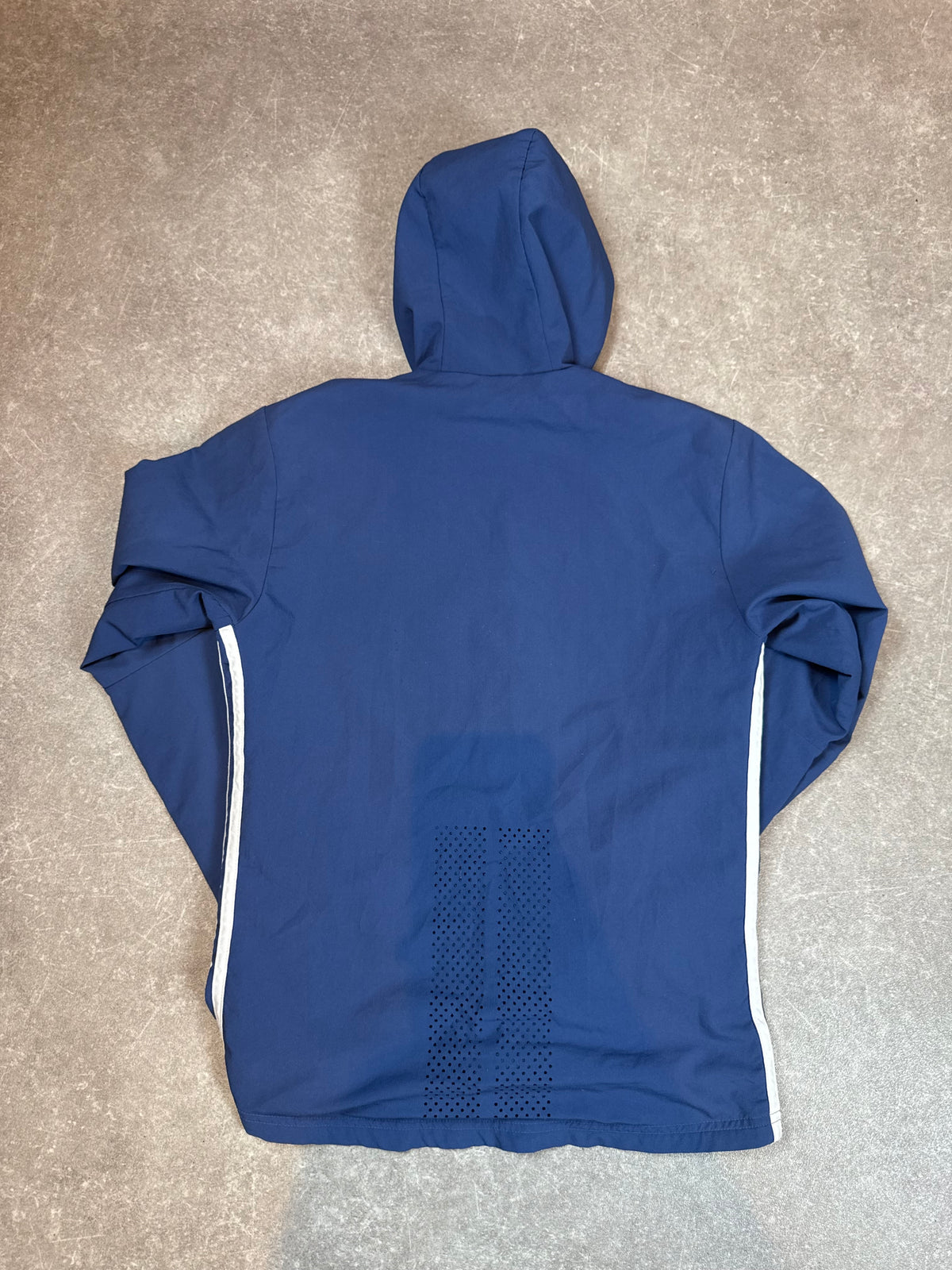 adidas Real Madrid ClimaCool Trainingsjacke Blau mit Kapuze – Fußball