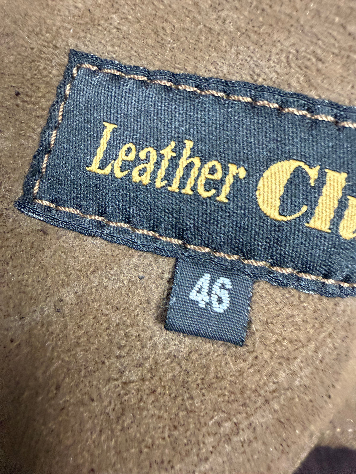 Leather Club Damen Lammfelljacke Braun Echtleder Shearling Gr. 45