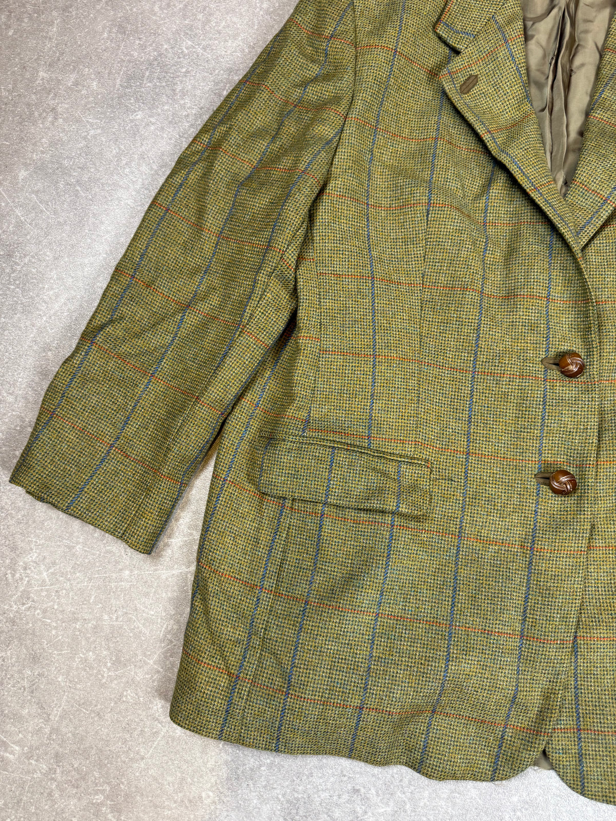 Vintage DAKS Signature Tweed Sakko – Pure New Wool – Made in Great Britain